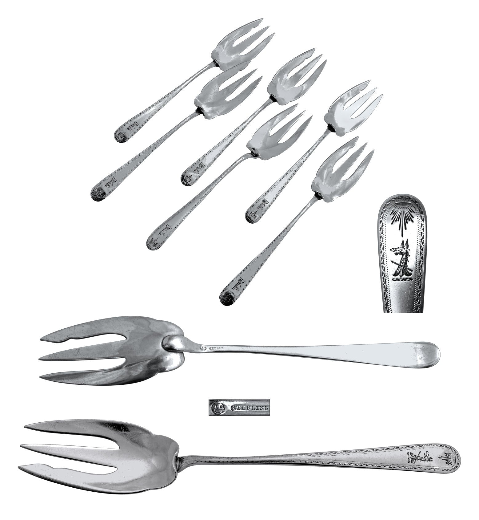 Stainless Steel silver Pastry Fork, For Kitchen, Size: Medium